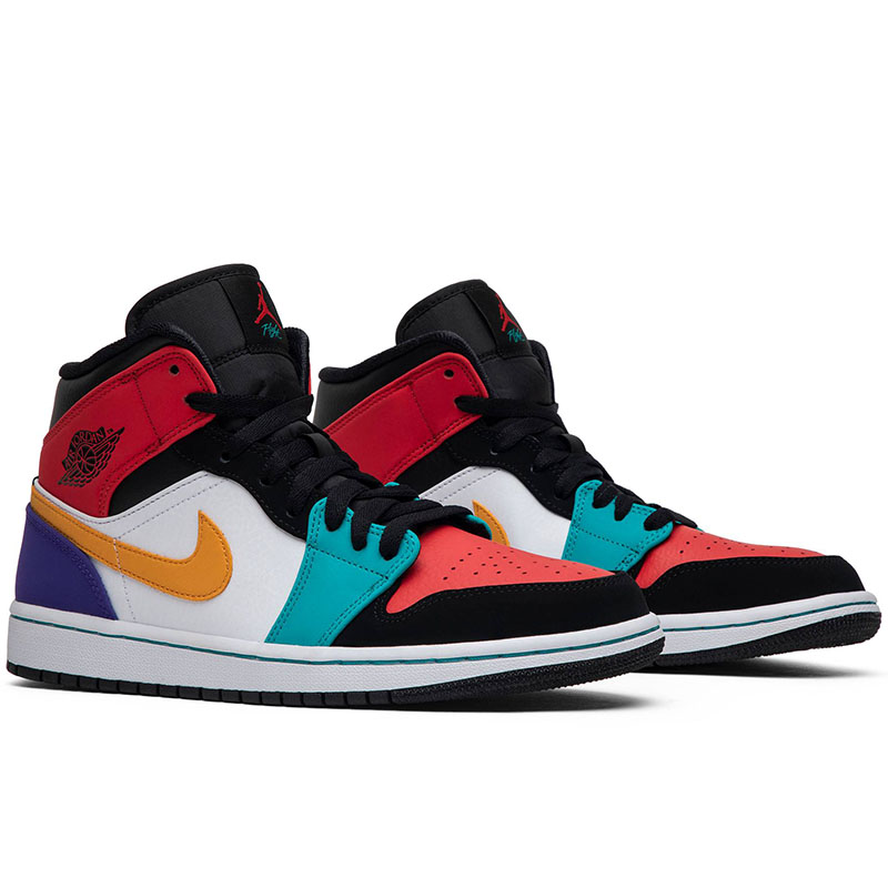 AIR JORDAN 1 MID 'MULTI-COLOR'