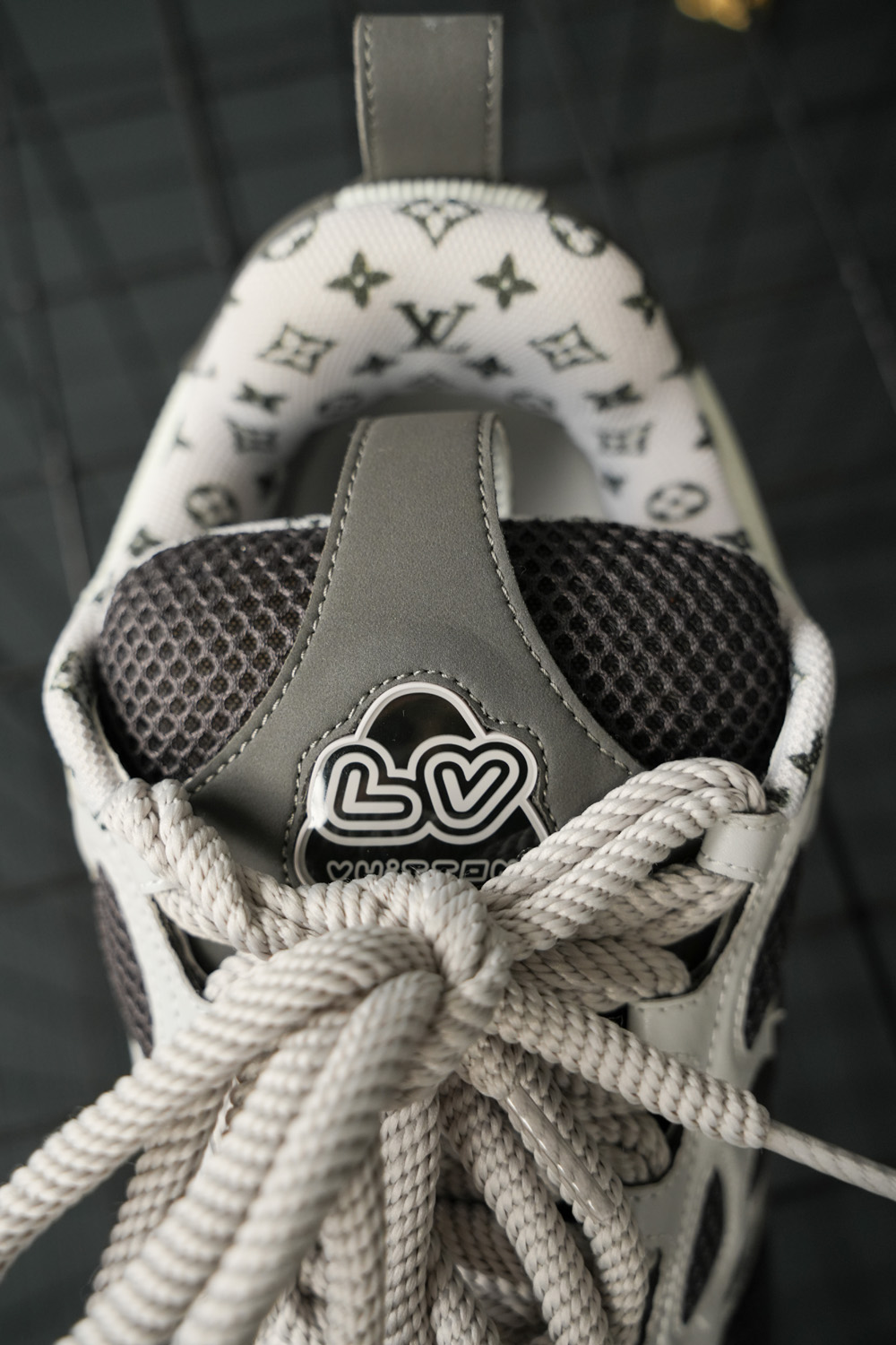 Louis Vuitton Skate Sneaker Grey White