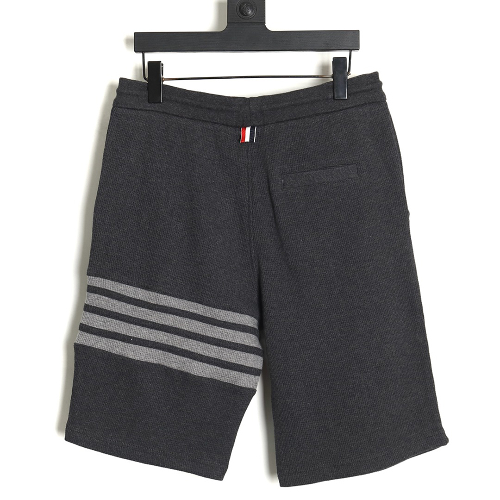 Thom Browne Classic Waffle Shorts - Charcoal Grey