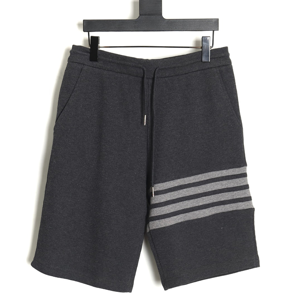 Thom Browne Classic Waffle Shorts - Charcoal Grey
