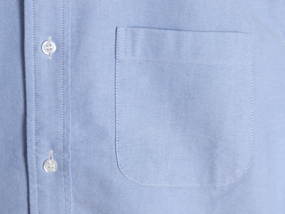 Thom Browne Oxford Classic Cuff Tricolor Long Sleeve Shirt TSK1