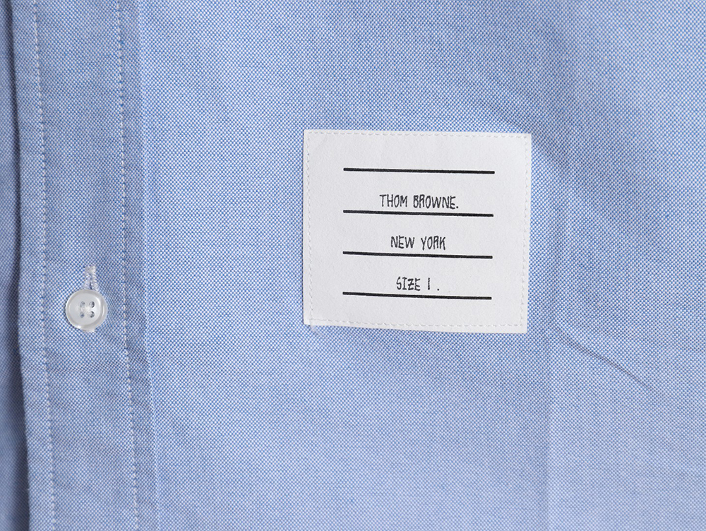 Thom Browne Oxford Classic Cuff Tricolor Long Sleeve Shirt TSK1
