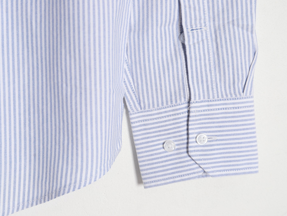 Thom Browne Oxford Classic Cuff Stripe Long Sleeve Shirt