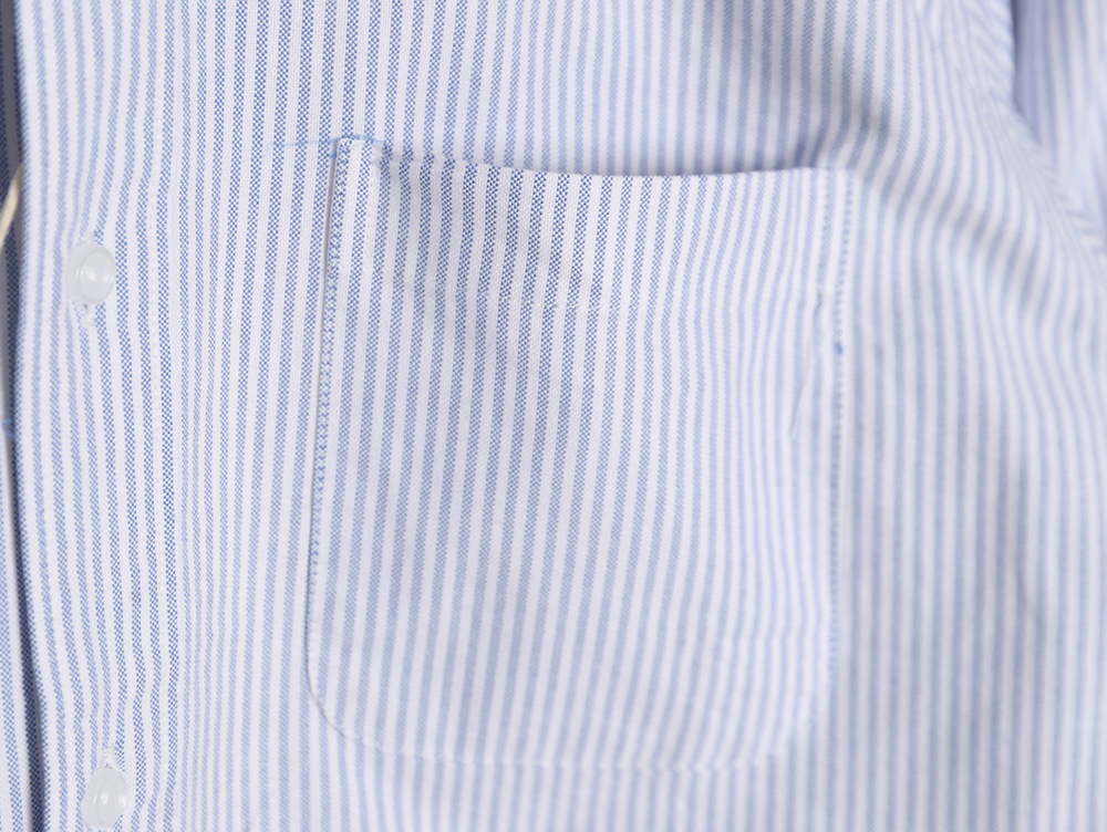 Thom Browne Oxford Classic Cuff Stripe Long Sleeve Shirt