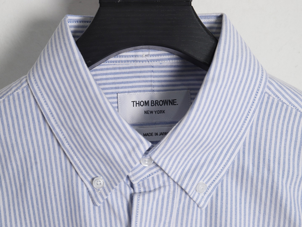 Thom Browne Oxford Classic Cuff Stripe Long Sleeve Shirt