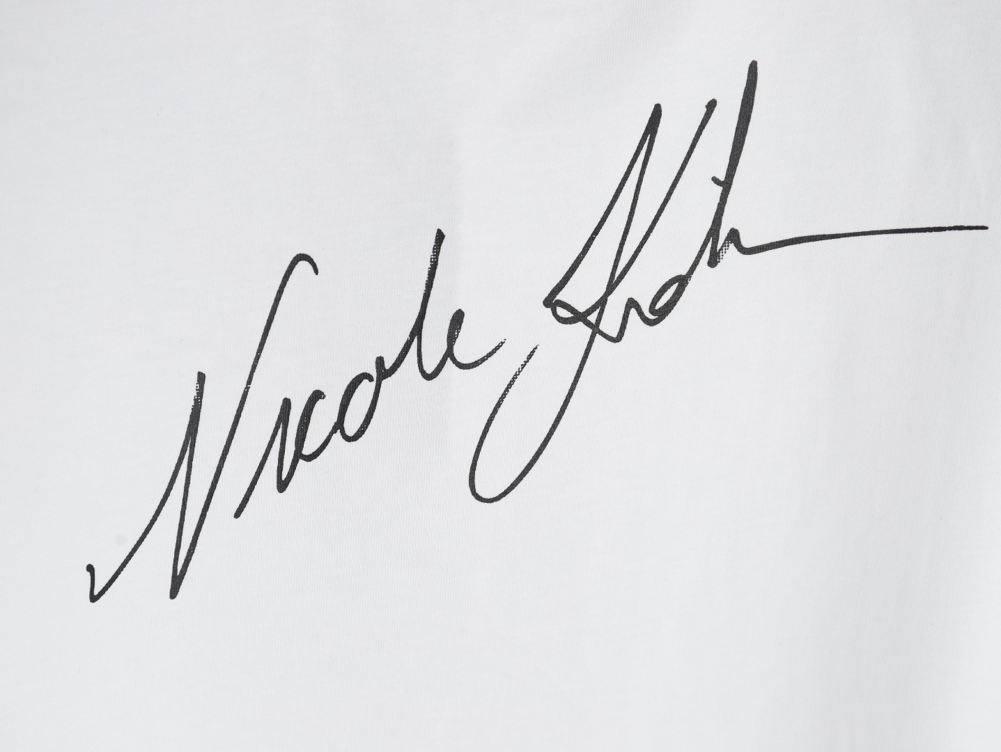 Balenciaga NICOLE Art Short Sleeve T-Shirt