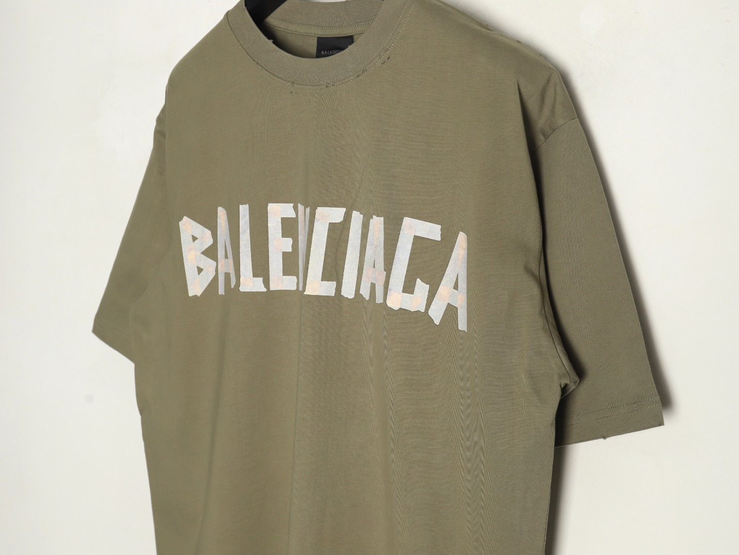 Balenciaga Tape Print Short Sleeve T-Shirt TSK2