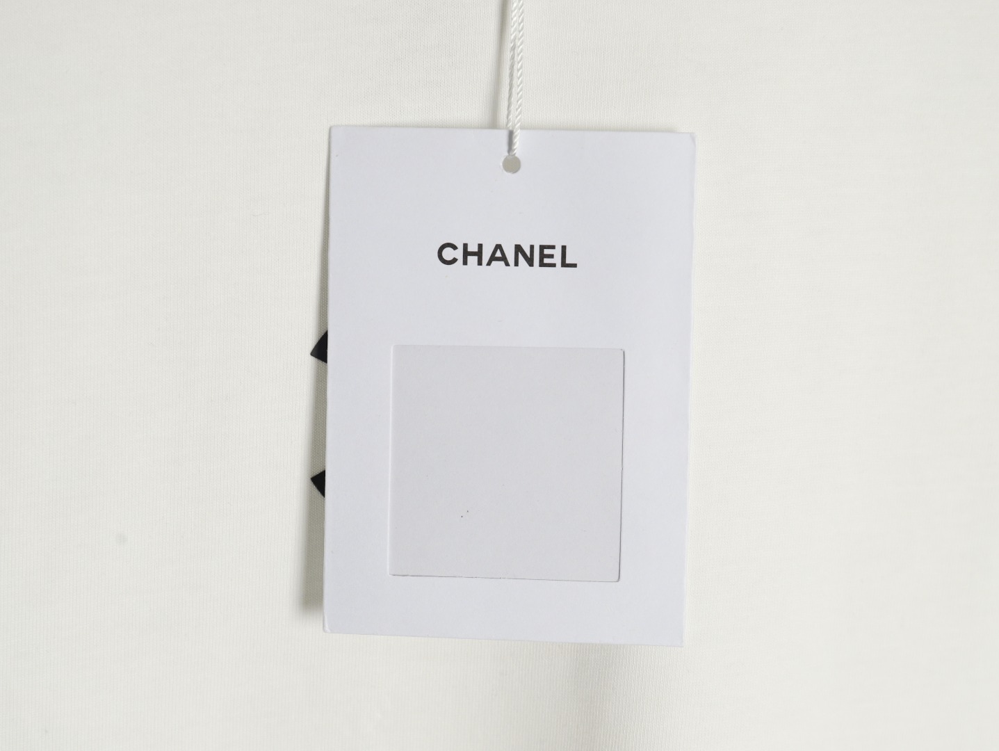 Chanel chest press rubber short sleeve T-shirt