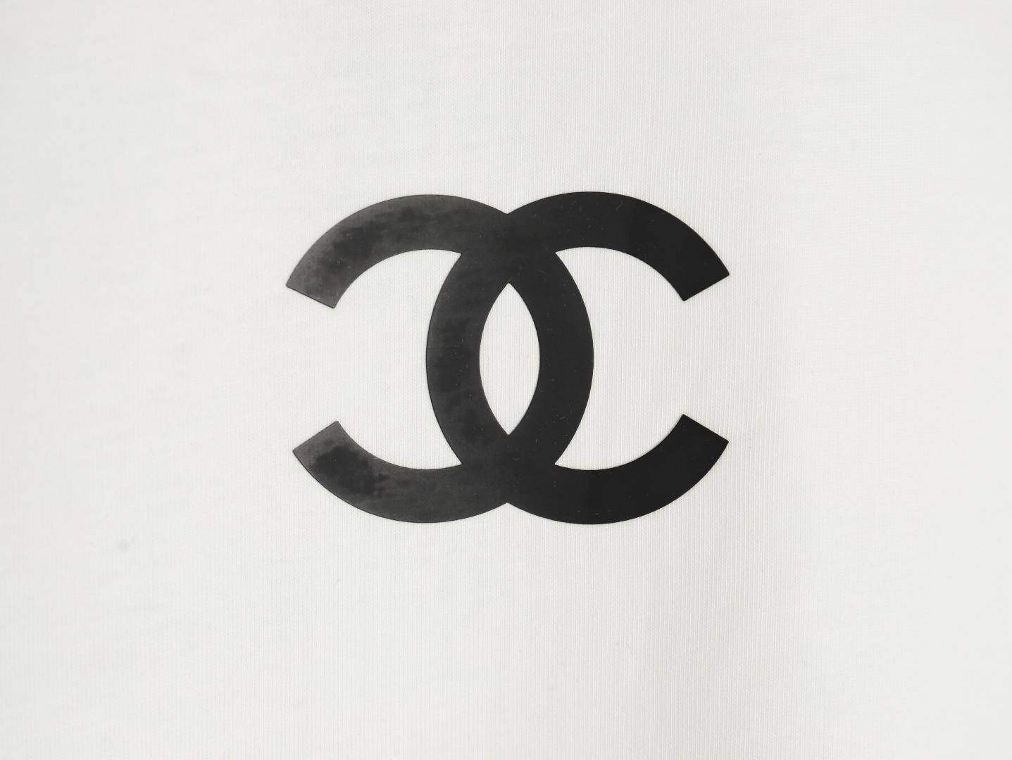 Chanel chest press rubber short sleeve T-shirt