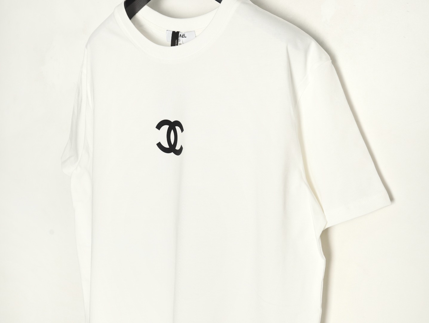Chanel chest press rubber short sleeve T-shirt