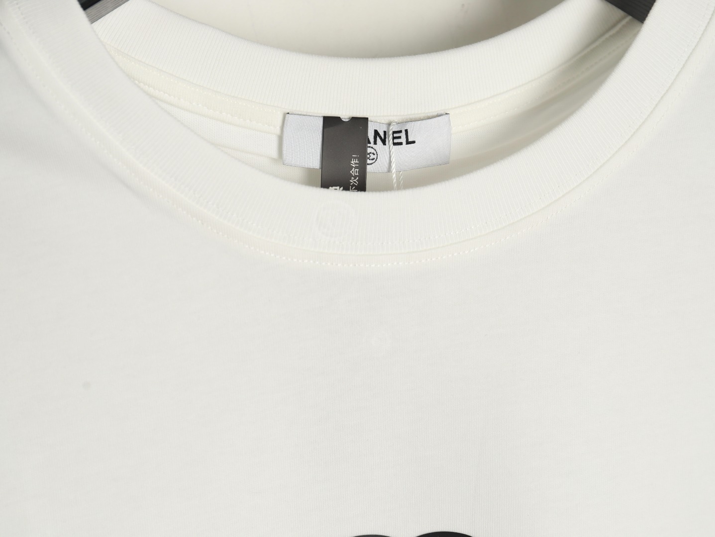 Chanel chest press rubber short sleeve T-shirt
