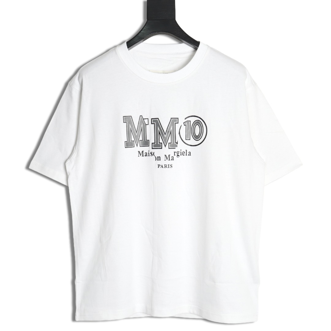 Maison Margiela MM10 printed crew neck short-sleeved T-shirt