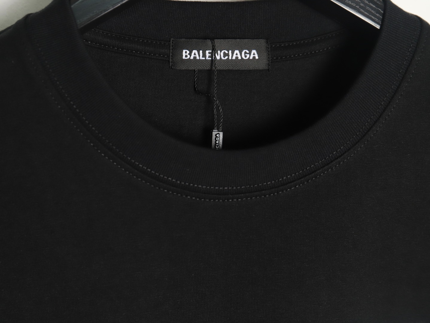 Balenciaga Twisted Letters Short Sleeve T-Shirt TSK1