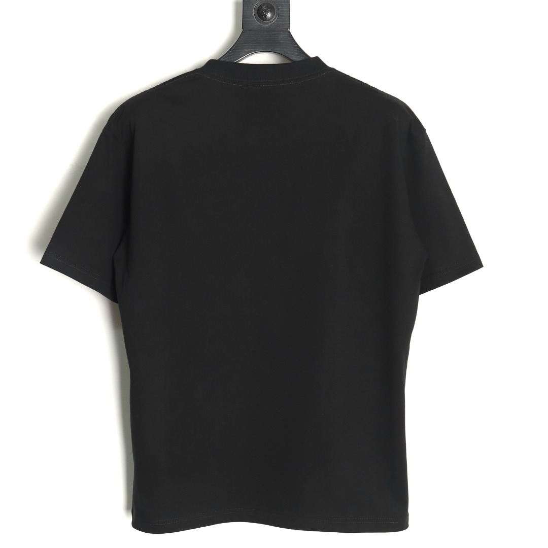 Balenciaga Twisted Letters Short Sleeve T-Shirt TSK1
