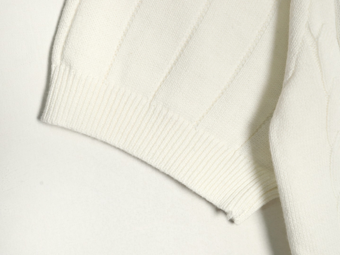 Gucci Double G jacquard cable-knit Polo short sleeves