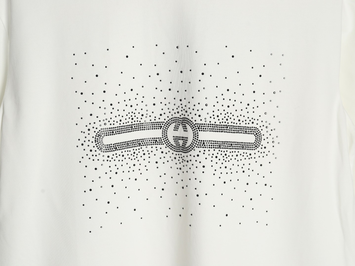 Gucci hot rhinestone letter logo short sleeves