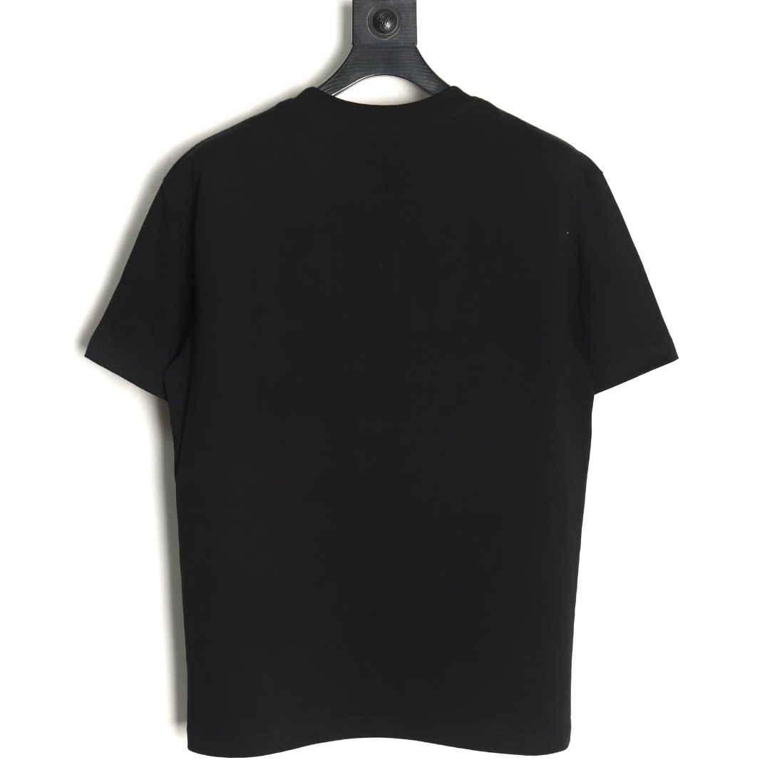 Gucci hot rhinestone letter logo short sleeves TSK1