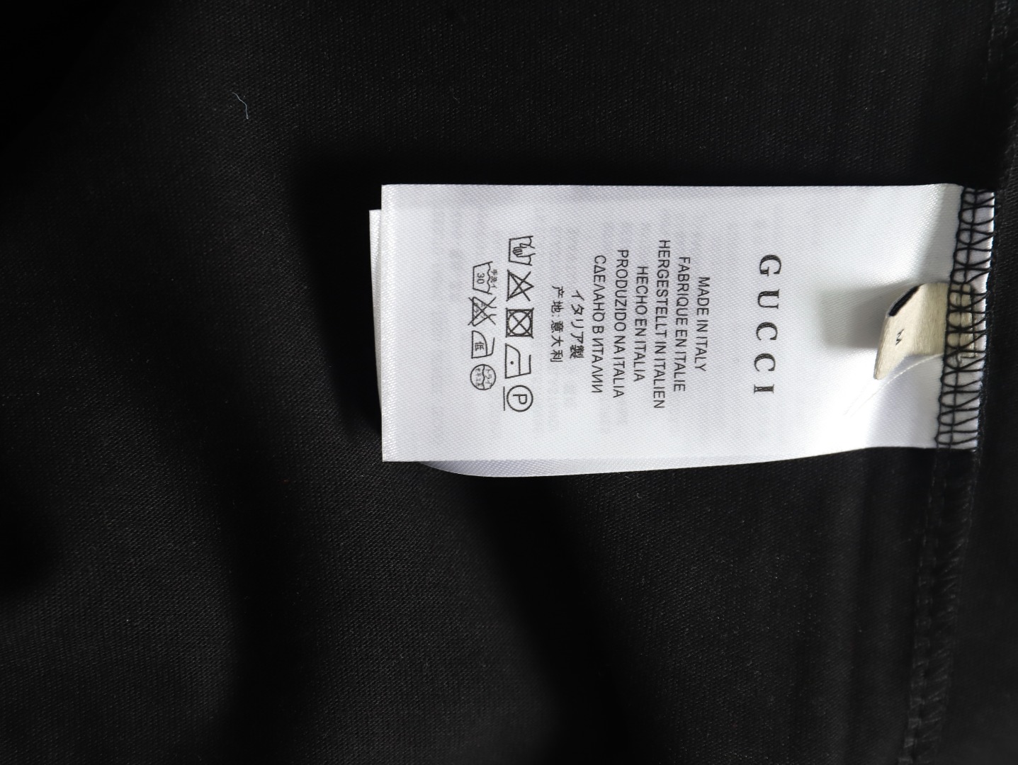 Gucci hot rhinestone letter logo short sleeves TSK1