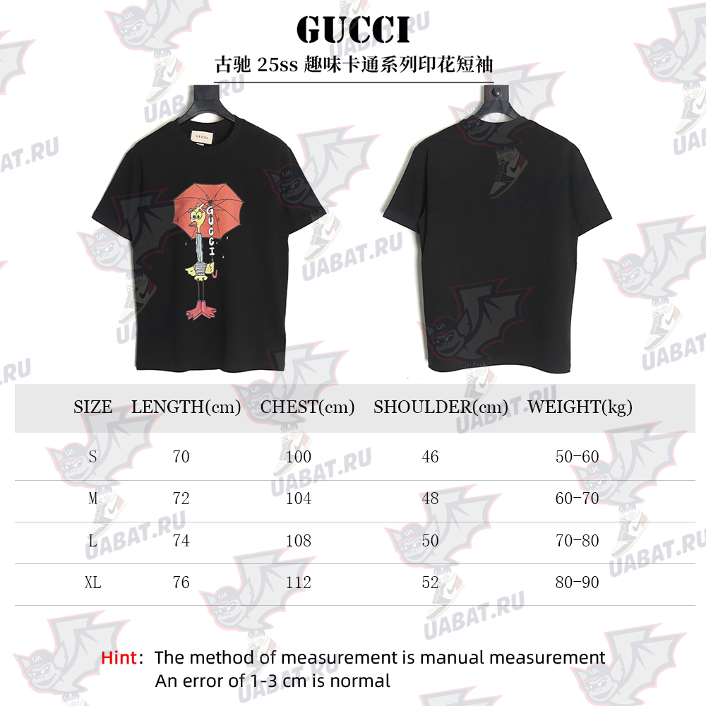 Gucci funny cartoon print short sleeves TSK1