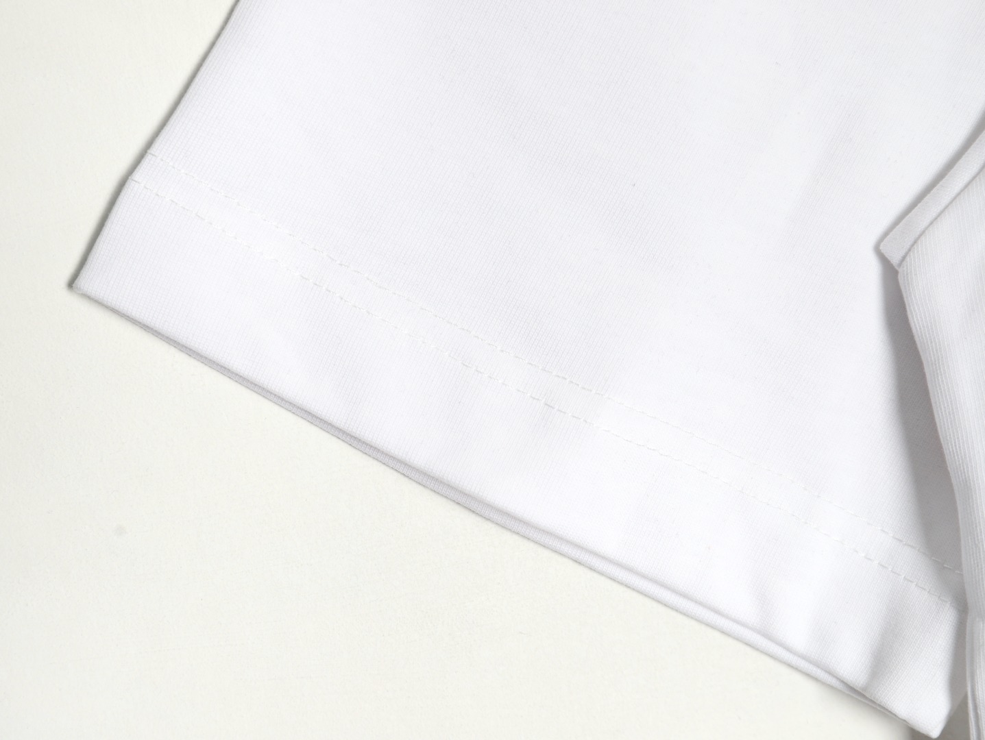 Louis Vuitton ink smudged letters printed short sleeves