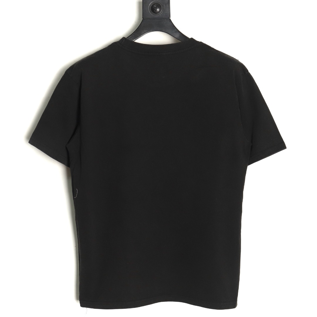 Balenciaga graffiti art letter logo print short-sleeved T-shirt