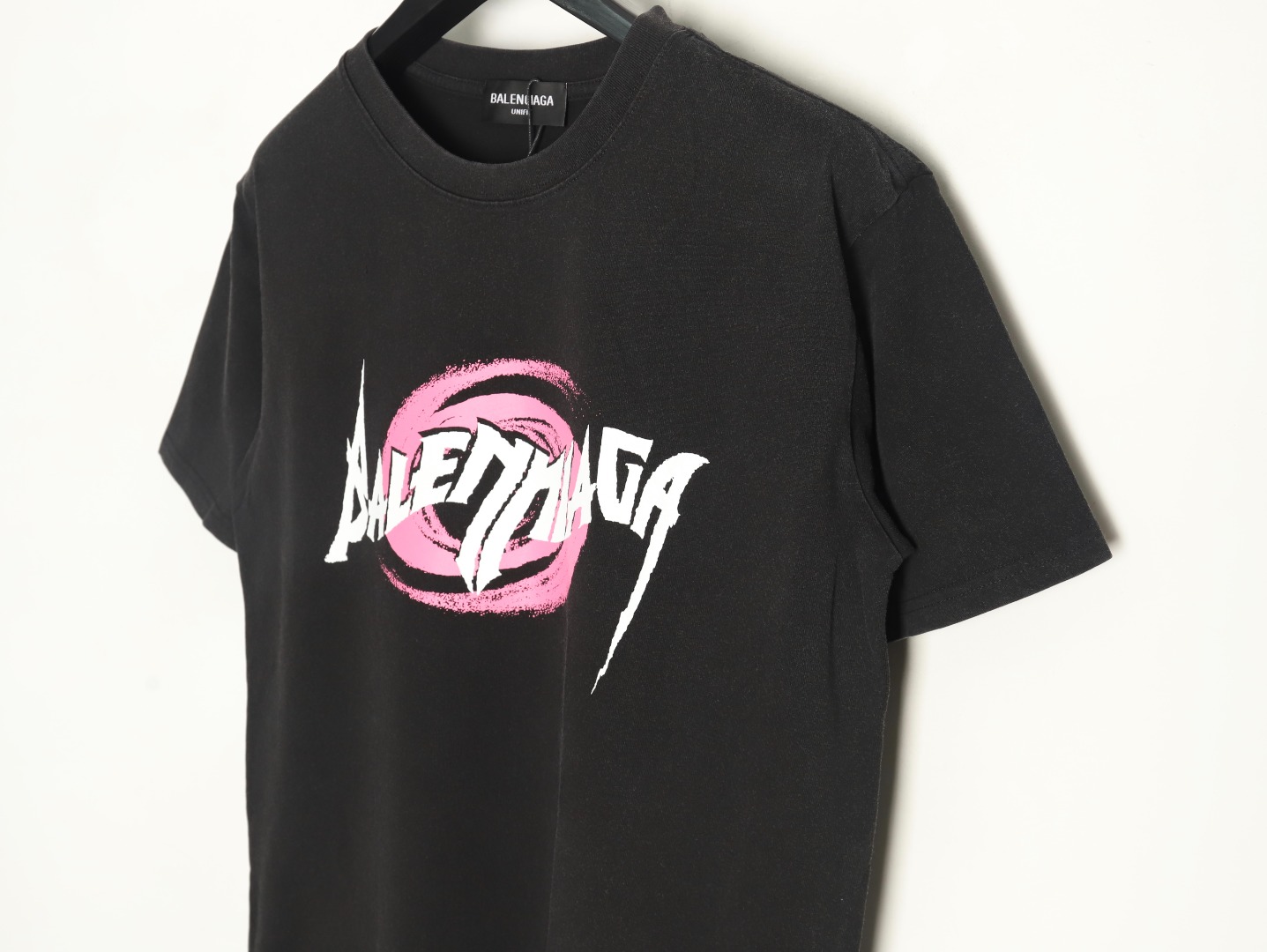 Balenciaga graffiti art letter logo print short-sleeved T-shirt