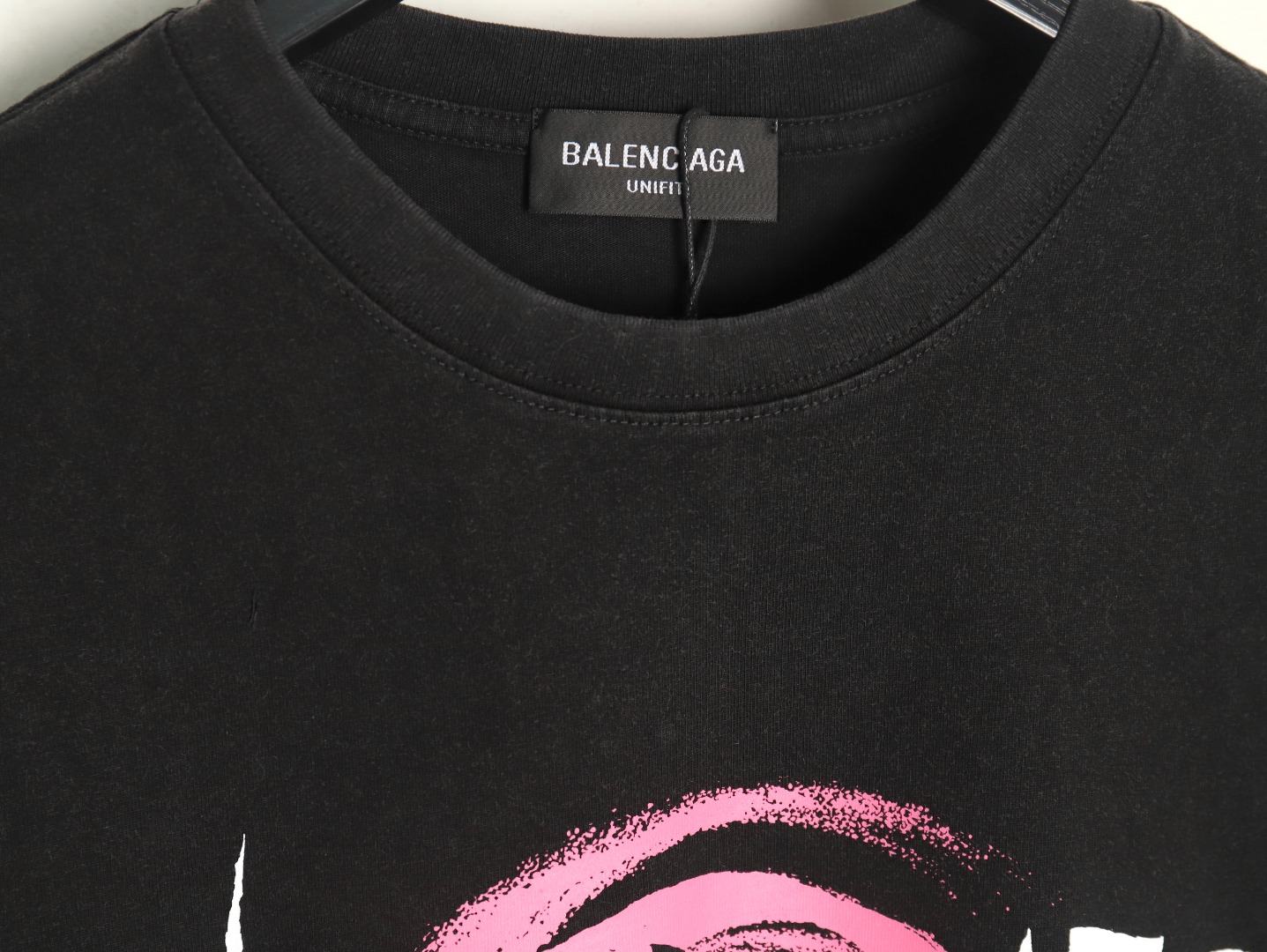 Balenciaga graffiti art letter logo print short-sleeved T-shirt