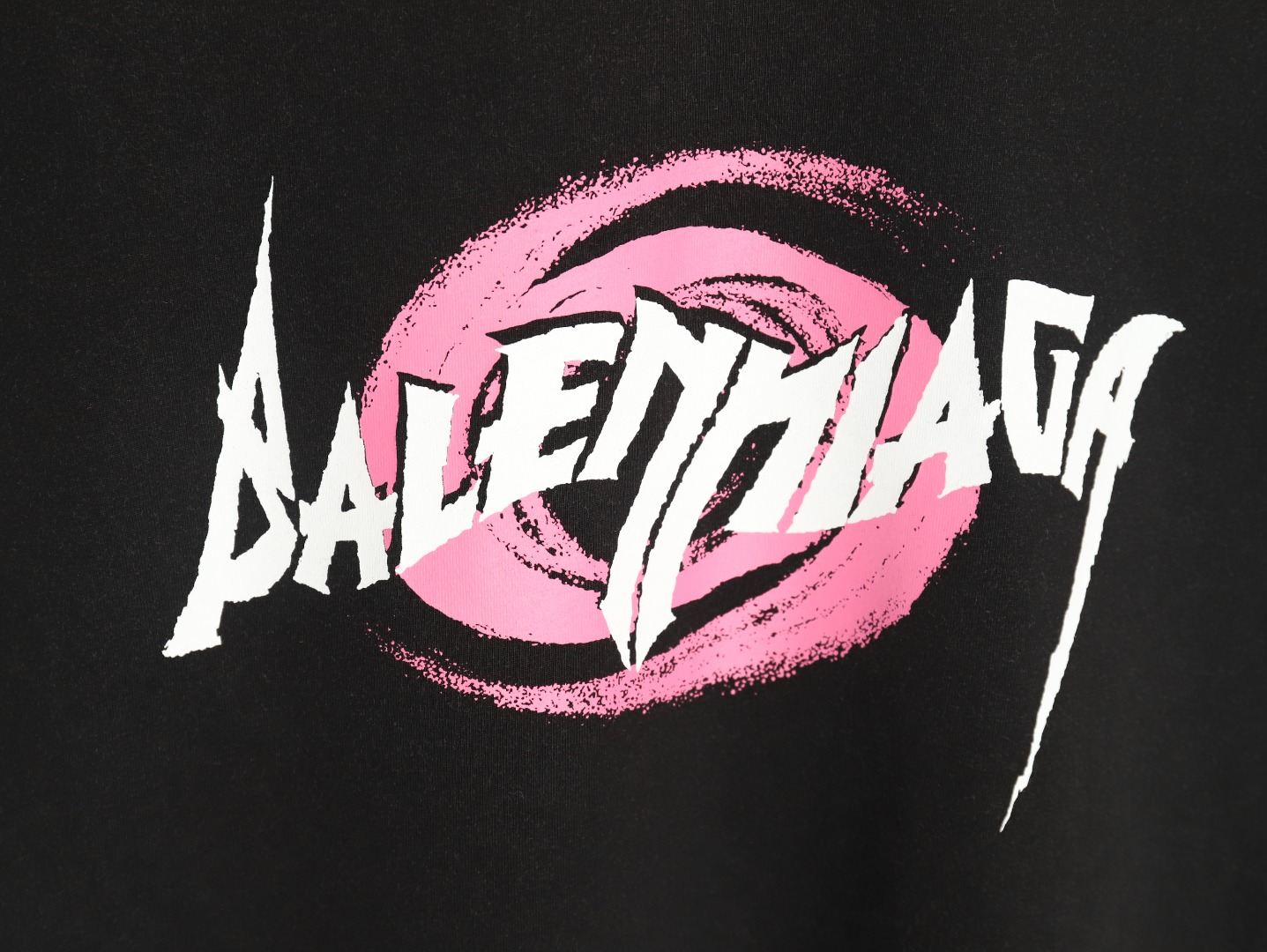 Balenciaga graffiti art letter logo print short-sleeved T-shirt