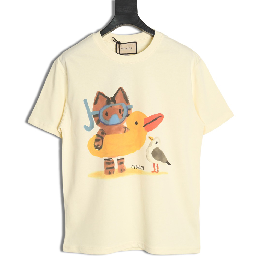 Gucci funny cartoon print short sleeves TSK2