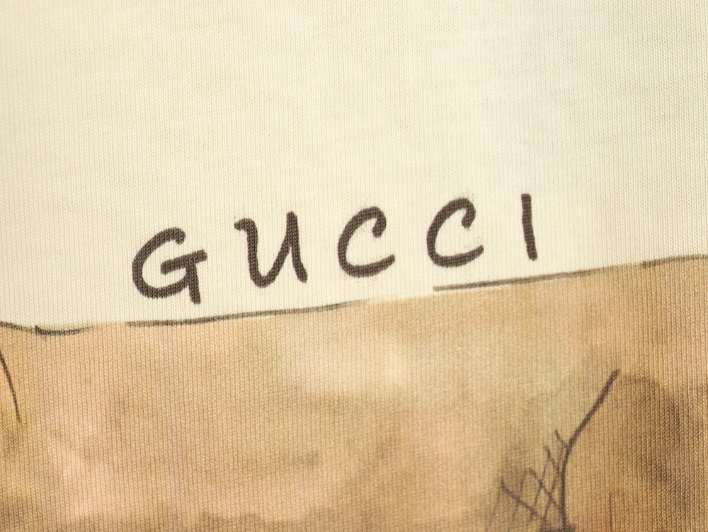 Gucci funny cartoon print short sleeves TSK3