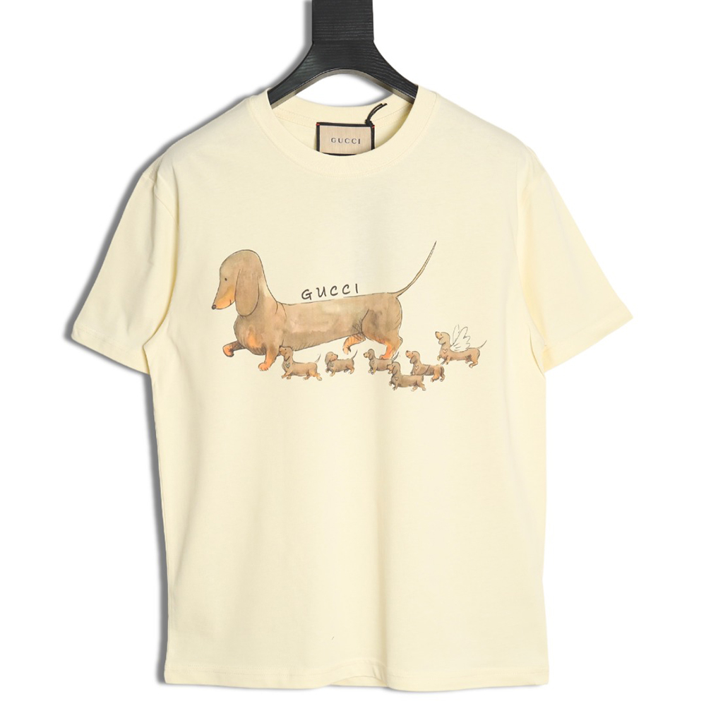 Gucci funny cartoon print short sleeves TSK3