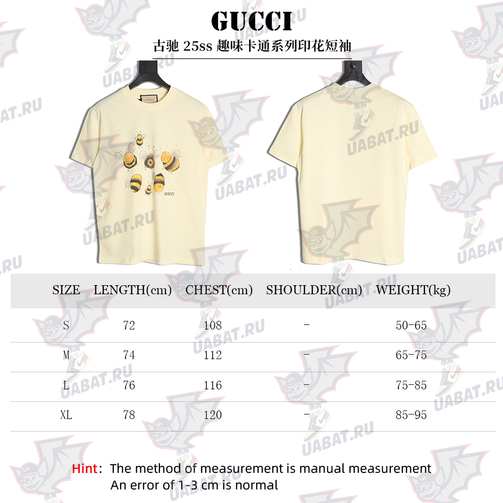 Gucci funny cartoon print short sleeves TSK4