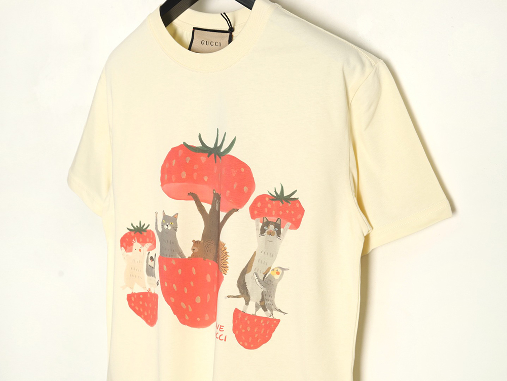 Gucci funny cartoon print short sleeves TSK8