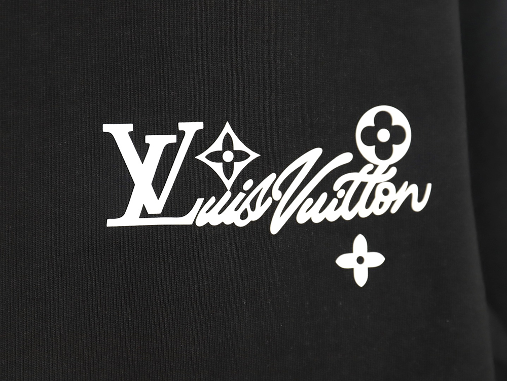 Louis Vuitton Laminating Lettering Hot Diamond Short Sleeves TSK1