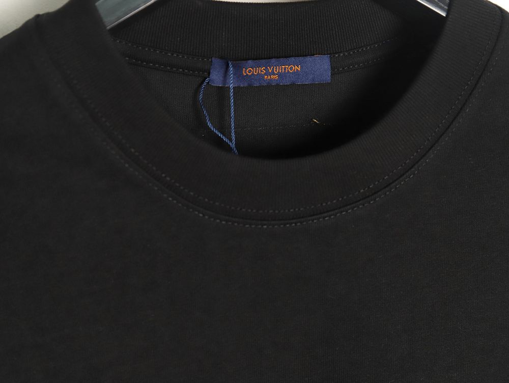 Louis Vuitton Laminating Lettering Hot Diamond Short Sleeves TSK1