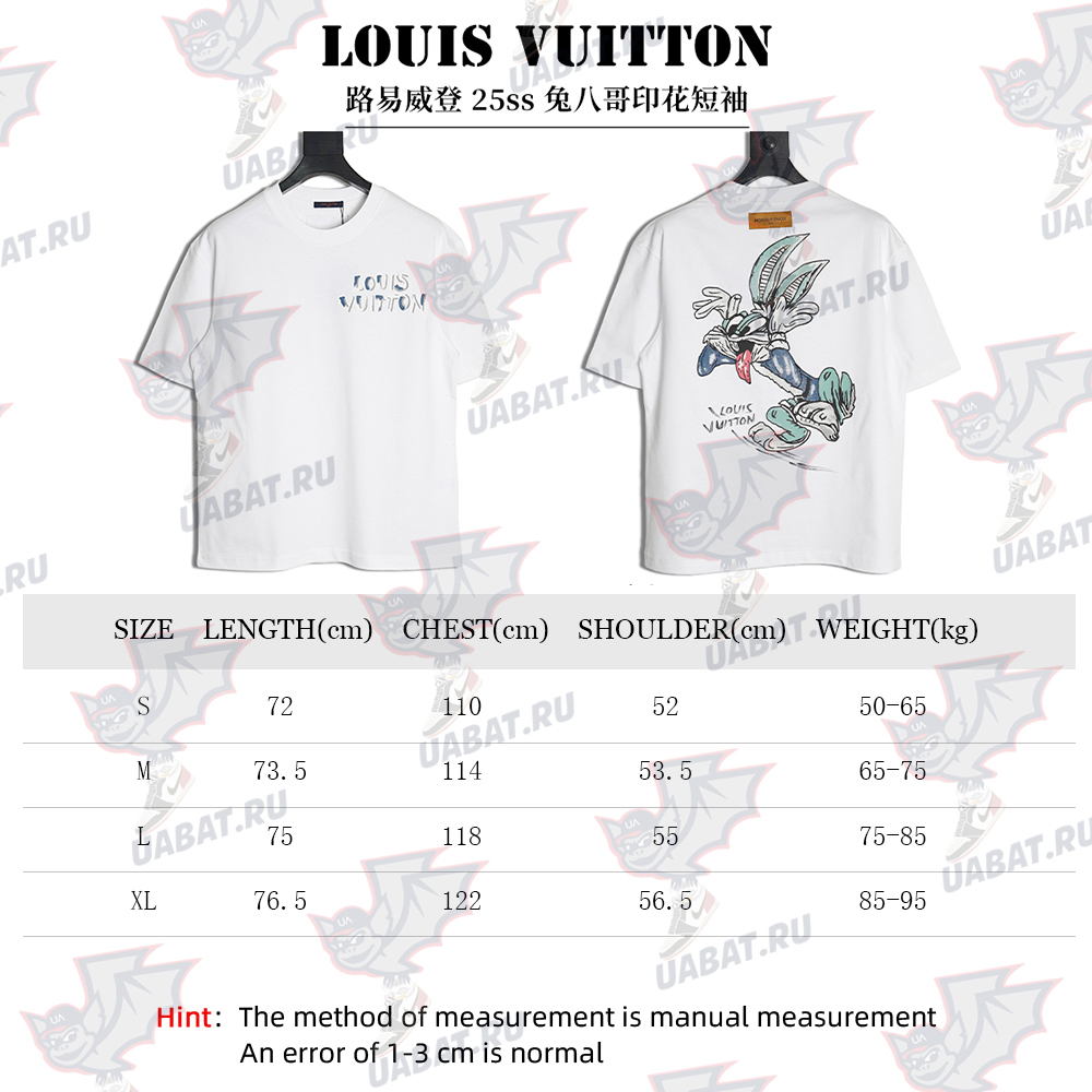 Louis Vuitton Bugs Bunny print short-sleeve