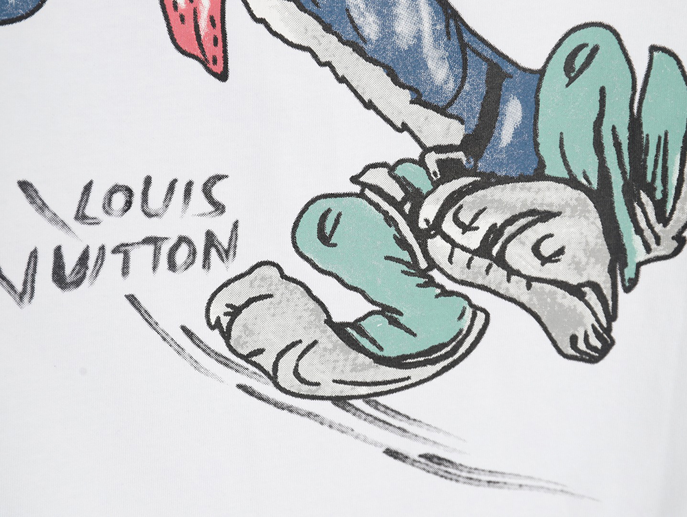 Louis Vuitton Bugs Bunny print short-sleeve