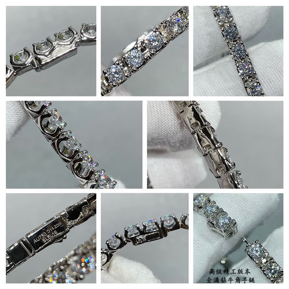 Cartier full diamond horn bracelet A0285