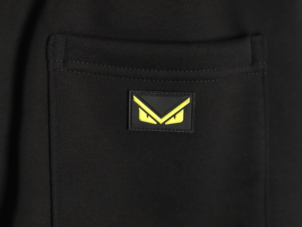 Fendi toothbrush embroidered eyes monster plush trousers