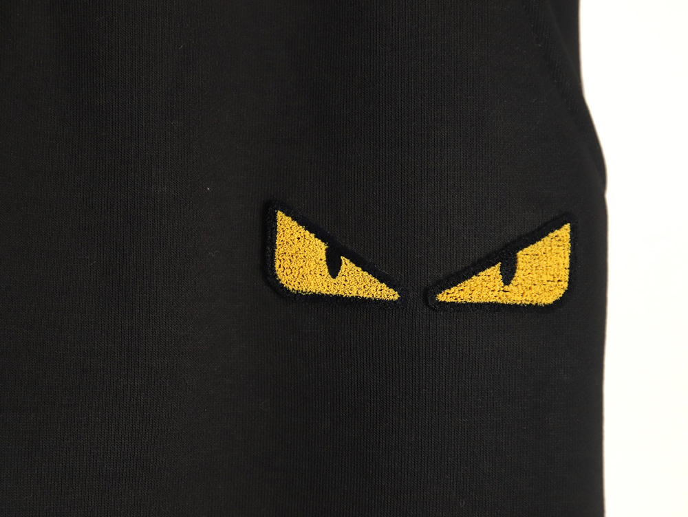 Fendi toothbrush embroidered eyes monster plush trousers