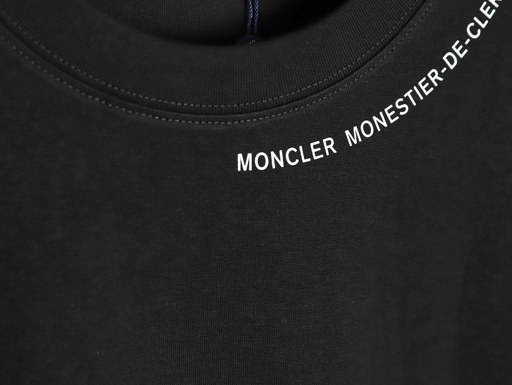 Moncler Neck Lettering Short Sleeve T-Shirt