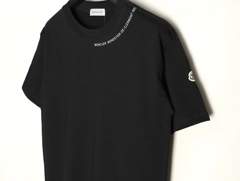 Moncler Neck Lettering Short Sleeve T-Shirt