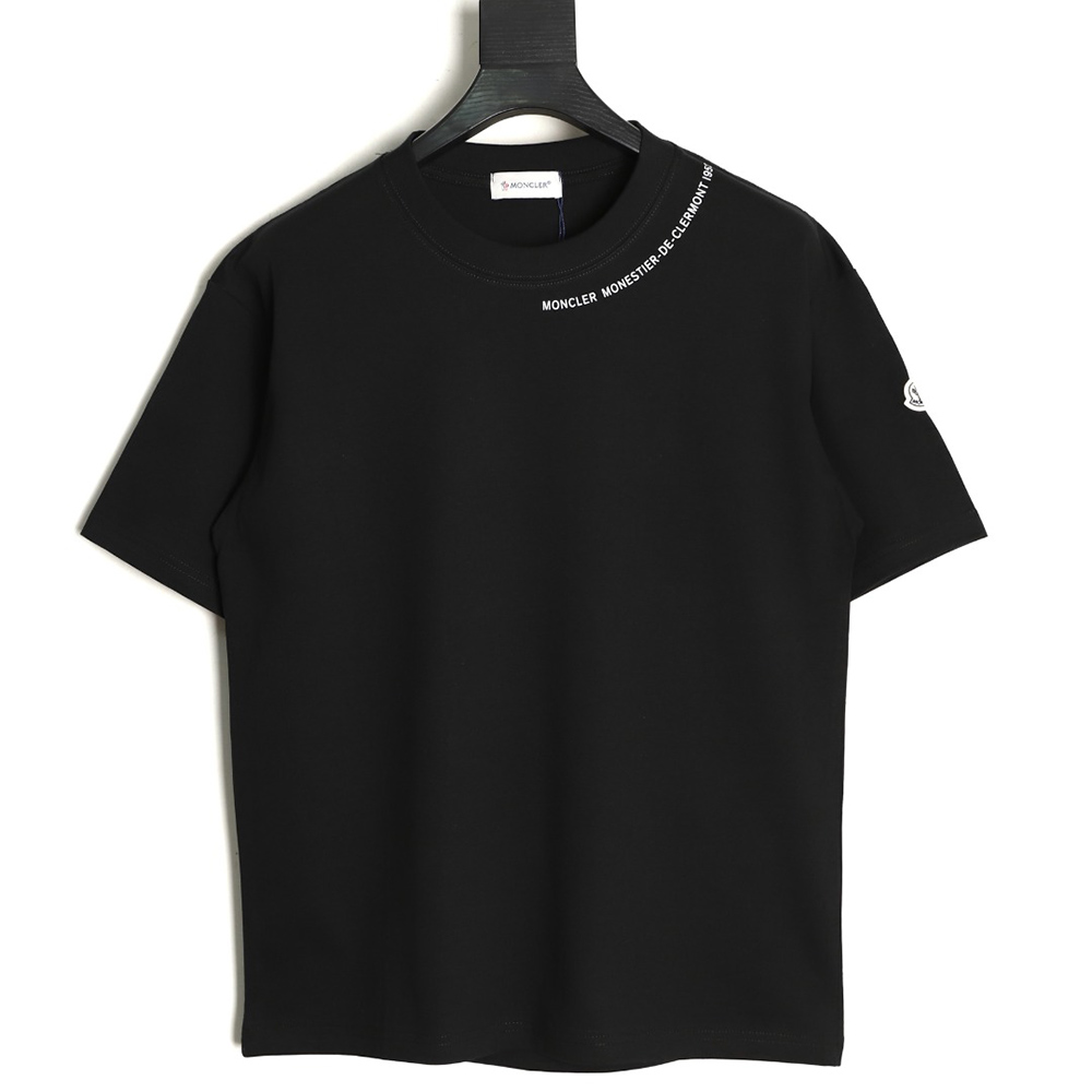 Moncler Neck Lettering Short Sleeve T-Shirt