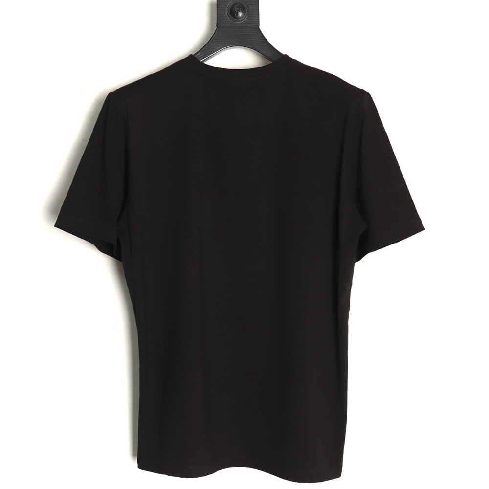 Saint Laurent chest logo embroidery short sleeves