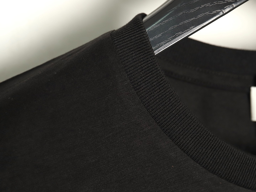 Saint Laurent chest logo embroidery short sleeves