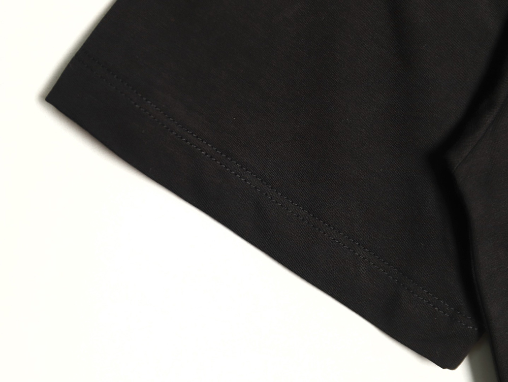 Saint Laurent chest logo embroidery short sleeves