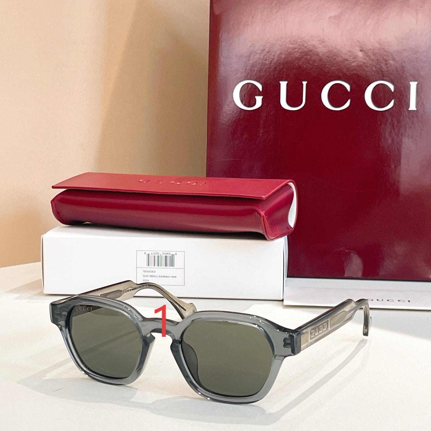 Gucci Oval frame sunglasses 797523