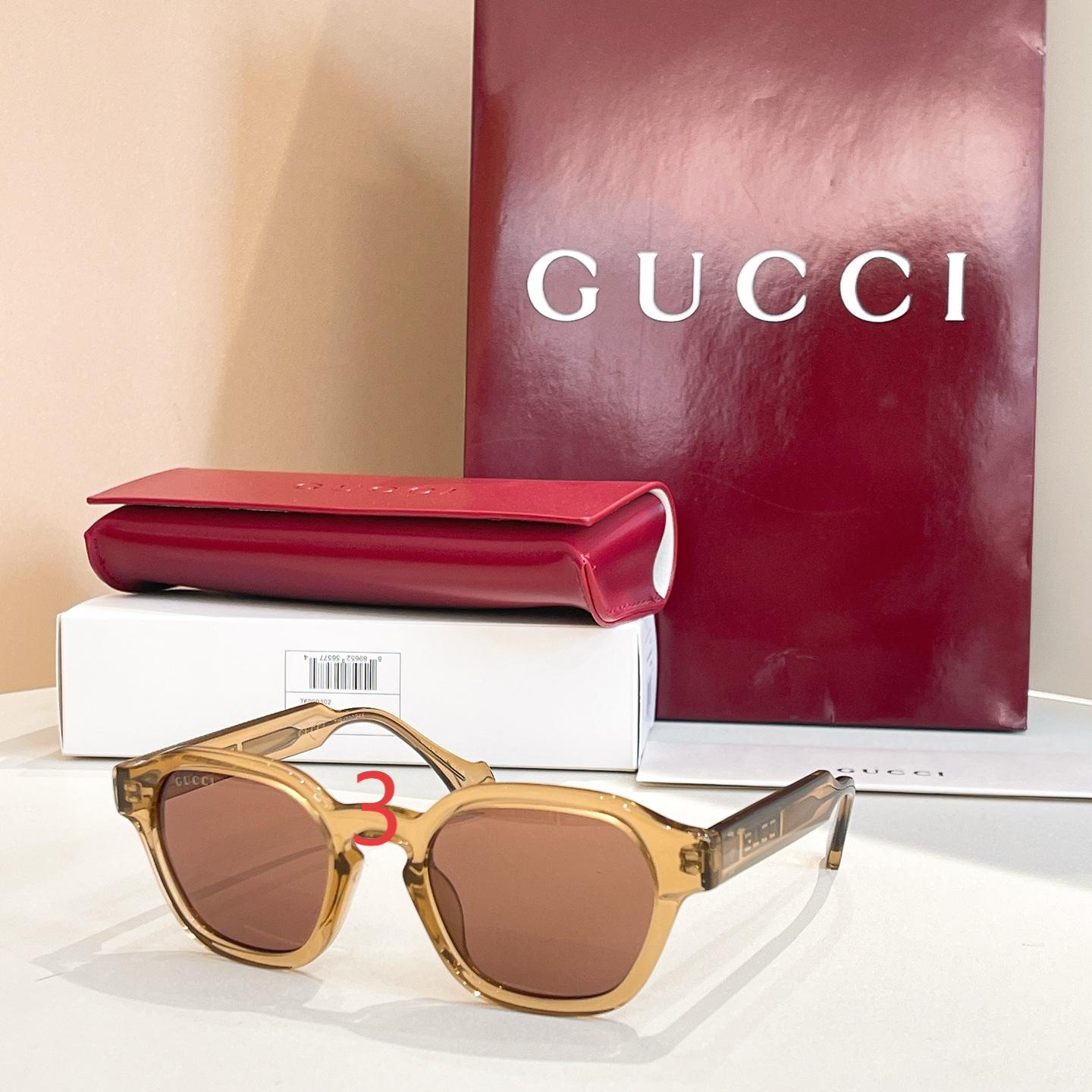 Gucci Oval frame sunglasses 797523