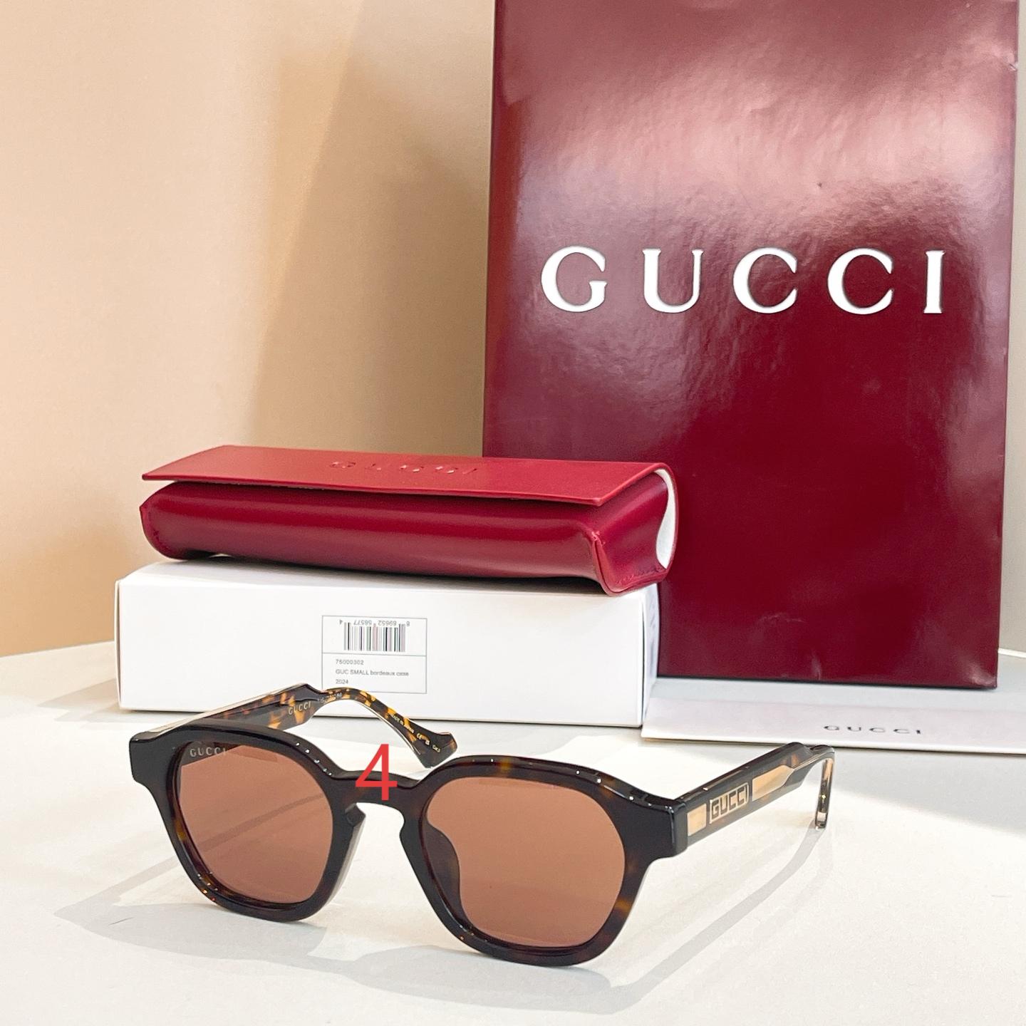 Gucci Oval frame sunglasses 797523