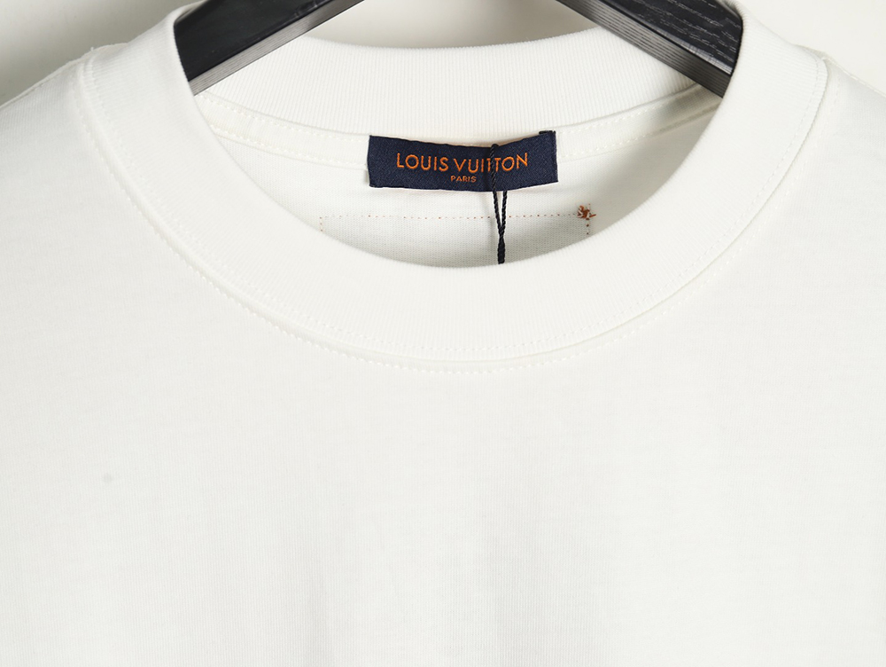 Louis Vuitton Back Chain Circle Print Short Sleeve T-Shirt